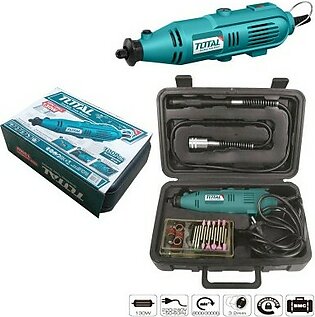 Total Mini Flexible Shaft Drill Grinder 130W With 100 Pcs Accessories