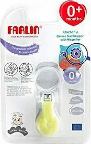 Farlin Deluxe Nail Clipper With Magnifier 0m+ bc-50006