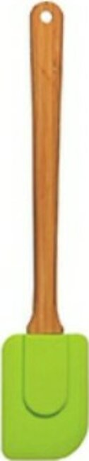 Lime Green Spatula With Bamboo Handle