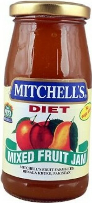 Mitchells Jam Mixed Fruit Diet 325g