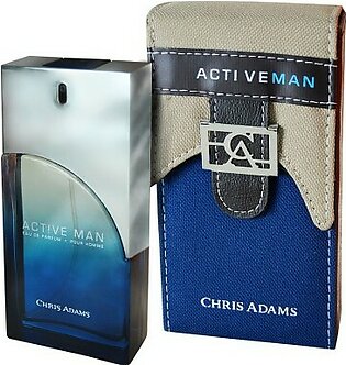 Chris Adams Active Man Perfume For Men - Eau De Parfum - 100 ml