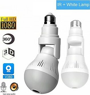 Wifi IP Camera Bulb Lamp light Wireless 1080P Full HD 360 Degrees Panoramic IR Light Home CCTV Security Video Surveillance