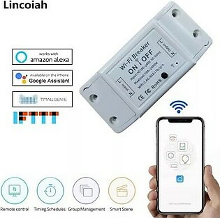 WiFi Smart Switch Universal Breaker Timer Works with Alexa Google Home Smart Home UK Quality