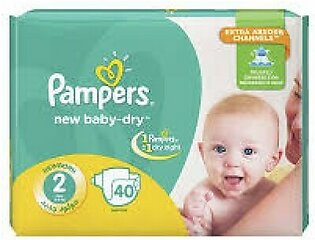 Pampers Baby Dry Diapers 2 3-6kg Mini 40s