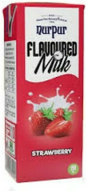 Nurpur Strawberry Flavour Milk 200ml