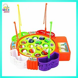 Fishing Game, Musical Fishing with 15 Fishes Toy for kids