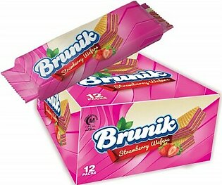 Wafer Biscuit Strawberry Flavor (Box / 12 Pcs in Box)