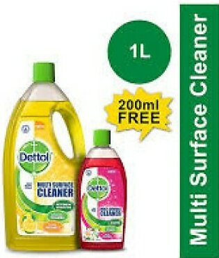 Dettol Surface Cleaner Citrus 1ltr Promo Pack