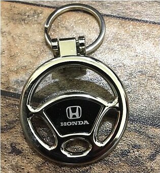 Honda Metal Steering Keychain Keyring Holder
