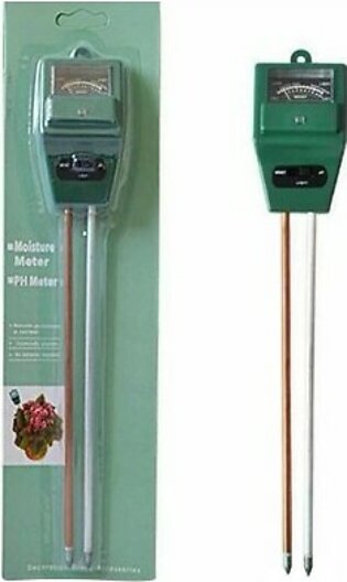 3 In 1 Soil Tester Meter PH Meter Analyzer for Garden Lawn Flower Kit Plant Pot Moisture Light PH Sensor Tool