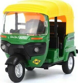 Toy Diecast 1:14 Auto Rickshaw Motor Tricycle Miniature Bemo Diecast Toy Best Tricycle Music Sound Light Model Free wheel can slide, run like real CLASSIC TRICYCLE Three-wheeled motorcycle alloy car model children's toy car sound and light pull back taxi