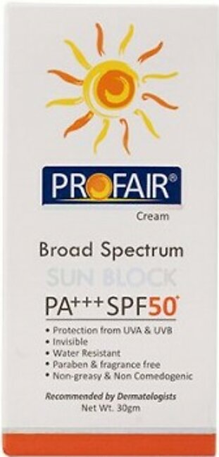 Profair Sun Block Cream with SPF 50