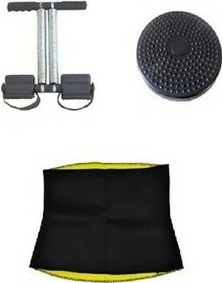 Combo Pack Deal Of 3 Tummy Trimmer Double Spring Twister Hot Belt