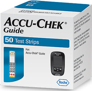 Accu Chek Guide Meter 50 Strips Use only with Guide Meter