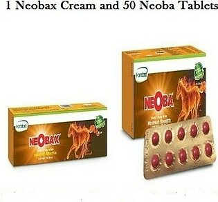 Pack Of 2 Neoba 50 Tab + Neobax Cream
