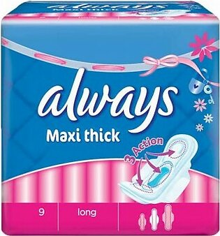 Always Sanitary Pads Maxi Thick 9 pads