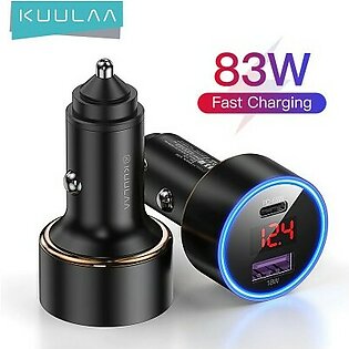 83W Dual Port Fast Charging Car Charger