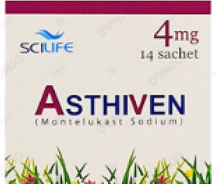 Asthiven Powder 4 mg 14 Sachet