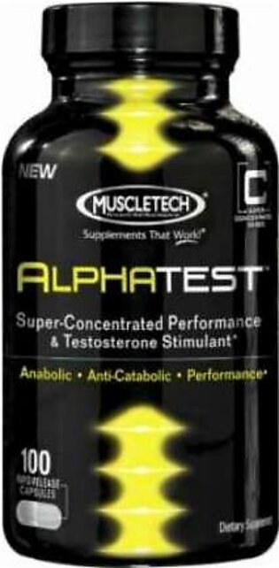 Muscletech Alpha test 112 Capsules in Pakistan
