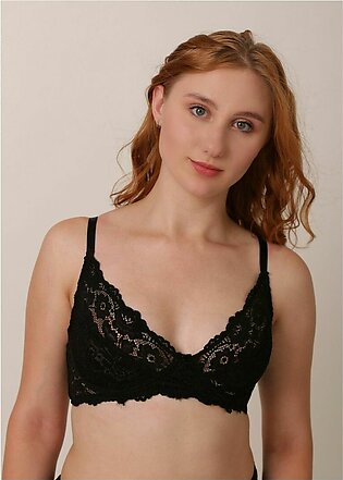 'buy one get one free' black freesia - wired non-padded bra black