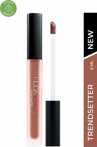 huda beauty matte liquid lipstick - trendsetter (5ml)
