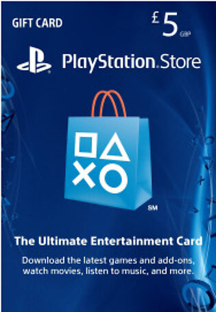Sony PlayStation Store 5£ PSN Gift Card - PS3/ PS4/ PS Vita UK Region [Digital Code]