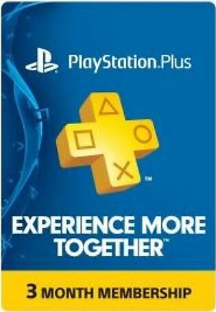 Sony PlayStation Plus 3 Month Membership - PS3/ PS4/ PS Vita
