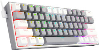 Redragon K616 FIZZ Pro Wireless Mechanical Gaming Keyboard Grey White RGB