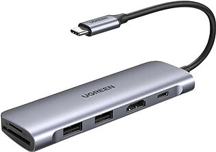 UGreen 70411 6 In 1 USB C PD Adapter With 4K HDMI HUB