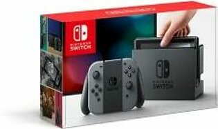 Nintendo Switch with Gray Joy-Con With Extended Battery