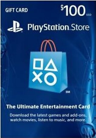 Sony PlayStation Store 100$ PSN Gift Card - PS3/ PS4/ PS Vita USA Region [Digital Code]