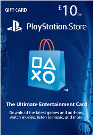 Sony PlayStation Store 10£ PSN Gift Card - PS3/ PS4/ PS Vita UK Region [Digital Code]