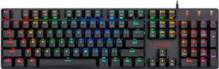 Redragon K589 Shrapnel RGB Backlit Low Profile Wired Mechanical Gaming Keyboard