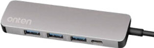 Onten OTN 9602 Hub 5 in 1 Type C To USB 3.0