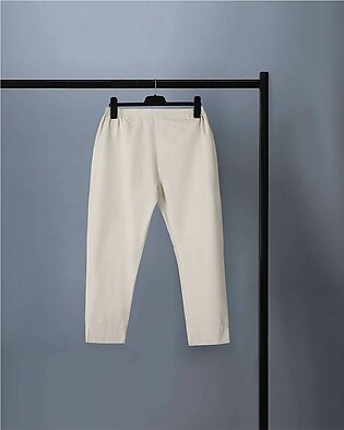 Cambric Ivory Cigarette Pant