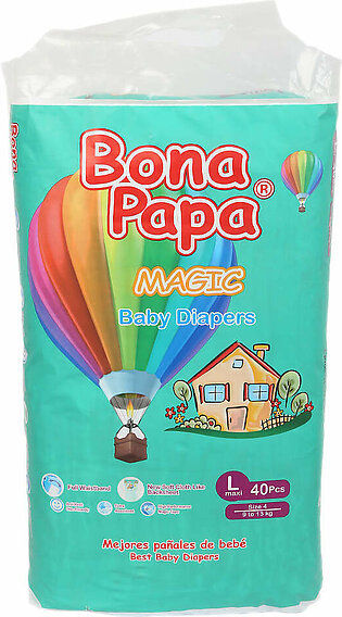 Bona Papa Magic Baby Diaper Regular 40 Pieces - Large