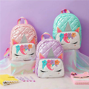 Beautiful Holographic Textured Unicorn Bag pack