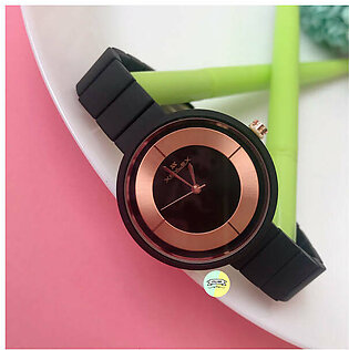 Black Strap Milanese Watch - Stainless Steel Loop Watch Collection