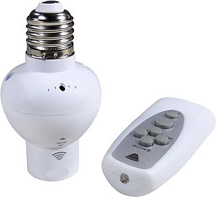 Wireless Remote Control Bulb Holder E27