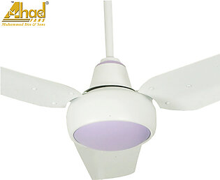 Ahad Ceiling Fan 56″ Copper Decor White Purple