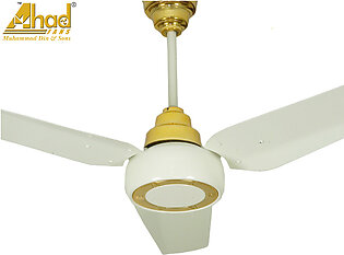 Ahad Ceiling Fan 56″ Copper Acmy Off-White Gold