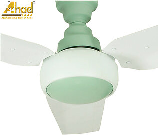 Ahad Ceiling Fan 56″ Copper Decor White Green