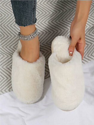 Minimalist Fluffy Bedroom Slippers
