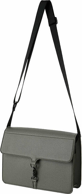 Crossbody Bag with Snap Hook(Gray) - Live Show