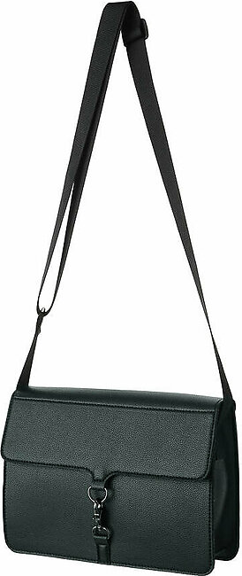 Crossbody Bag with Snap Hook(Blackish Green)