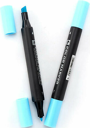 Double-end Marker Pen (Light Blue)