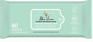 Aloe Vera Makeup Remover Wipes (80 Wipes)
