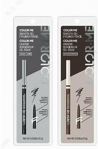 Color Me Smooth Gel Eyeliner Pencil(Black)