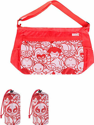 MARVEL- Foldable Bag, Red