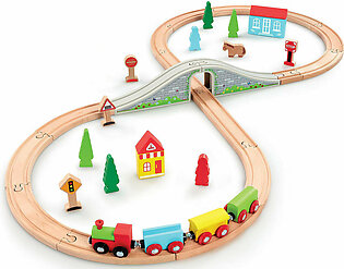 Early Learning Centre Wooden Little Town Train Set